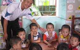 Thầy giáo mầm non độc nhất tại Hà Tĩnh