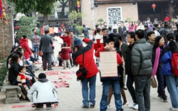 Vào Văn Miếu sờ đầu rùa, bị kẻ gian... sờ túi