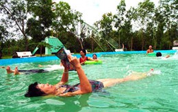 Câu cá sấu và nổi trên hồ Chết