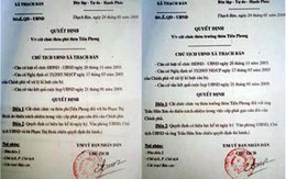 "Xẻo" tiền Tết, hàng loạt cán bộ mất chức