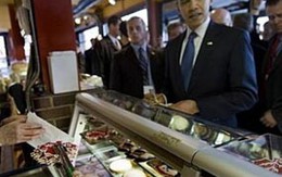 Obama đi chợ ở Canada