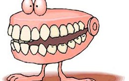 Mừng quá nuốt cả... hàm răng!