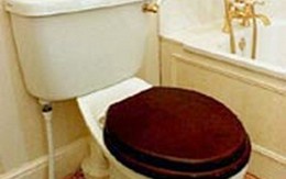 Kẹt tay trong bồn cầu vì tìm răng vàng bị rơi