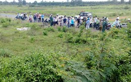 Thi thể cháy trơ xương ở khu đất trống