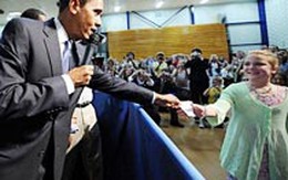 Obama viết giấy cho học sinh nghỉ học