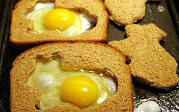 Thực đơn bữa sáng cho bé: Bánh mỳ trứng