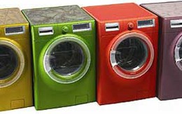 Máy giặt rực rỡ sắc màu