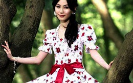 Điệu đà với váy hoa