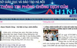 Khai trương trang web phòng, chống cúm 