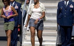 "Sốt" ảnh Michelle Obama mặc quần soóc