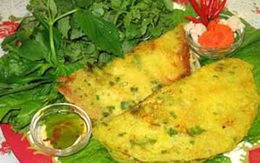 Hương vị quê nhà: Bánh xèo chay