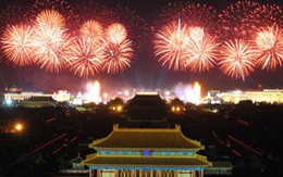 Màn pháo hoa ấn tượng trong ngày Quốc khánh Trung Quốc