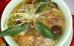 Thực đơn bữa tối: Canh măng ngan