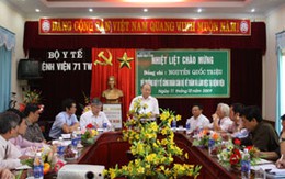 Bộ trưởng Bộ Y tế Nguyễn Quốc Triệu thăm và kiểm tra công tác y tế tại Thanh Hóa