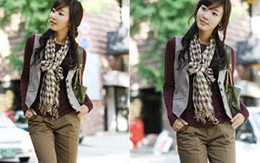 Bí quyết quàng khăn đẹp 