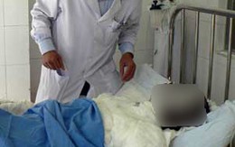 Chồng tẩm xăng đốt vợ đang mang bầu