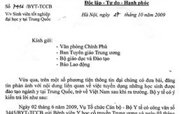 Sinh viên đào tạo ngành y hệ 5 năm tại Trung Quốc: Chưa phải là bác sỹ