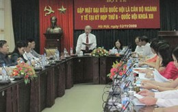 Gặp mặt đại biểu Quốc hội ngành Y tế