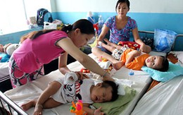 Viện nhi quá tải trẻ mắc bệnh hô hấp