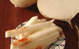 Củ đậu: Vừa mát vừa bổ