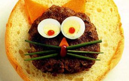 Thực đơn cho bé: Bánh mì mèo con