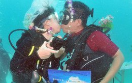Đám cưới lãng mạn và thót tim trong ngày Valentine