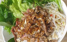 Thực đơn bữa tối: Bún bò Nam bộ