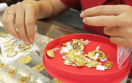 Giá vàng trong nước tiếp tục giảm mạnh