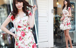 Váy hoa - lựa chọn hoàn hảo cho công sở 