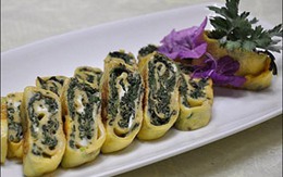 Trứng cuộn ngải cứu kiểu Hàn Quốc