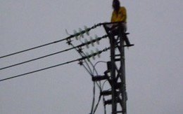 Thất tình, trèo cột điện tự tử