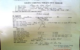 Cấp giấy khám sức khỏe sai sẽ bị truy tố