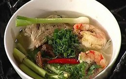 Bún tôm rau cần