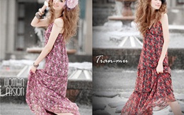 Váy bohemieng quyến rũ