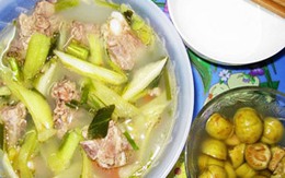 Canh sườn dọc mùng