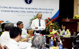 Khai trương Cổng thông tin điện tử Bộ Y tế: Công khai các dịch vụ công phục vụ người dân