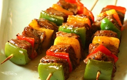 Bò xiên nướng