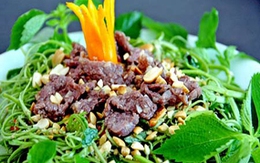 Nộm rau muống thịt bò