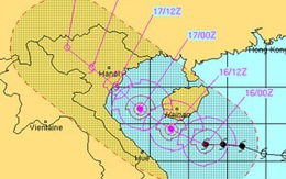 Trưa mai, bão số 1 đổ bộ từ Hải Phòng -Nghệ An