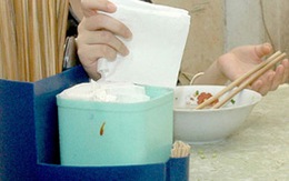 Giấy ăn: Càng trắng, càng độc