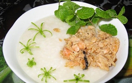 Cháo cá hồi