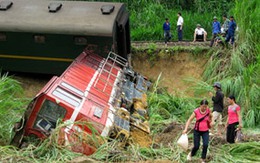 Lật tàu Hà Nội - Lào Cai, 2 bà cháu thiệt mạng