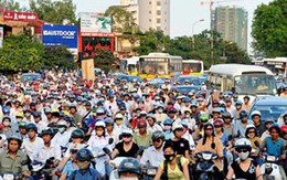 Hàng chục tuyến phố HN không được lưu thông