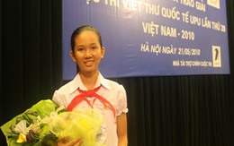 Tặng nhà cho nữ sinh đoạt giải Nhất thi viết thư UPU