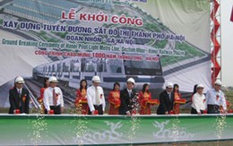Chính thức khởi công tuyến metro Nhổn -Ga Hà Nội