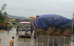 Quốc lộ 1A đã thông xe sau mưa lũ