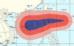 Bão cực mạnh sắp ảnh hưởng tới Bắc biển Đông