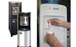 Vệ sinh máy làm nước nóng lạnh 