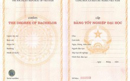 Không bỏ tiêu ngữ 'Cộng hòa XHCN VN' trên văn bằng