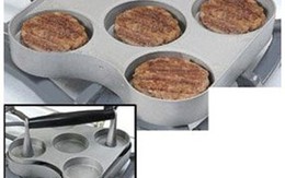 Chảo nén làm hamburger độc đáo